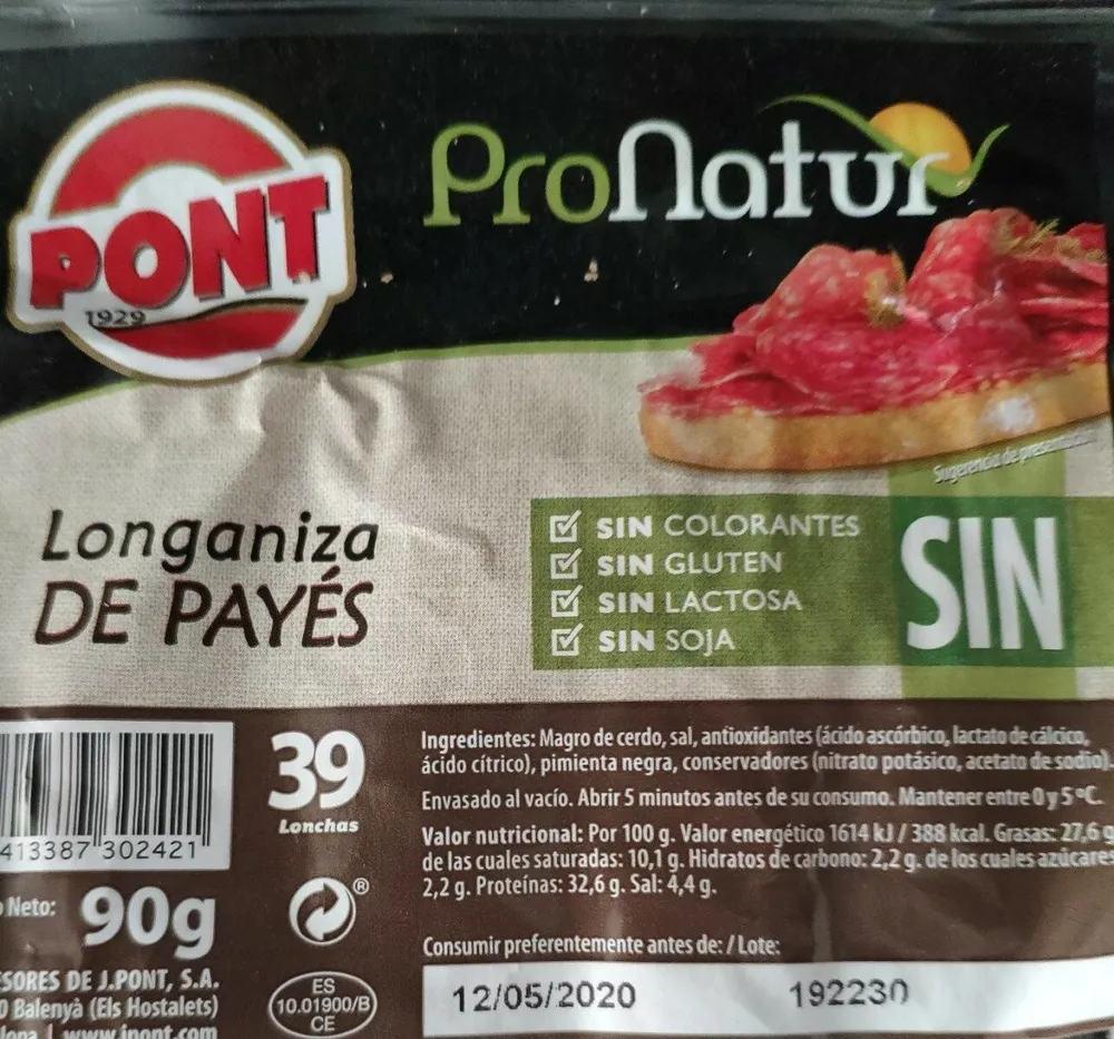 Longaniza de Payés