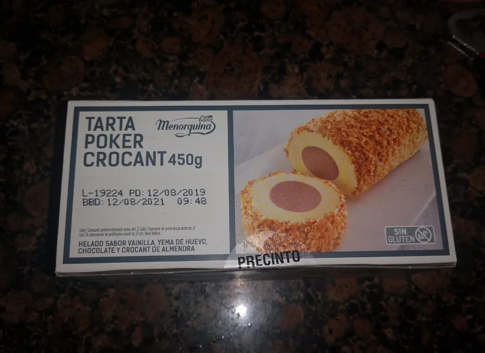 Tarta poker crocant