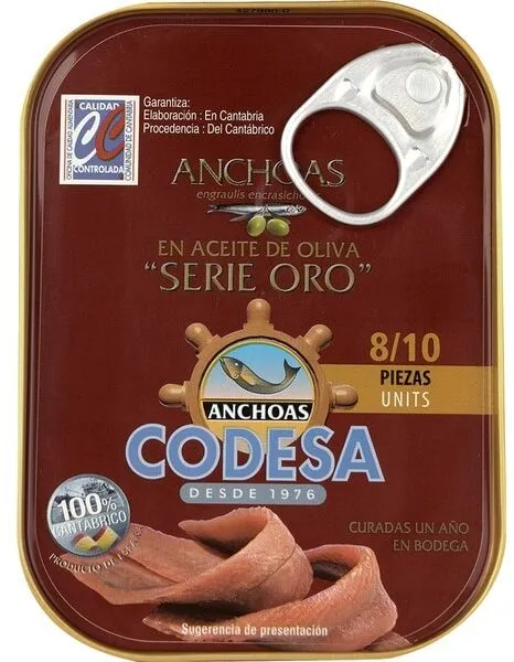 Anchoas en aceite de oliva