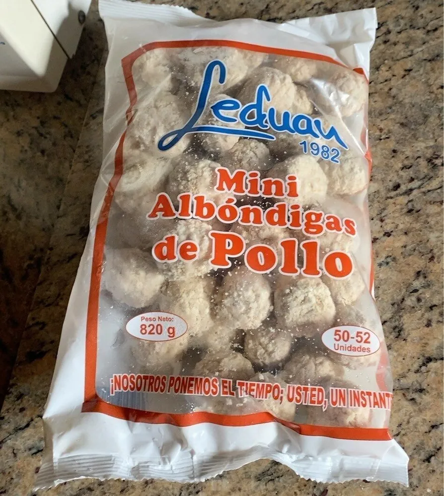 Mini albondigas de pollo