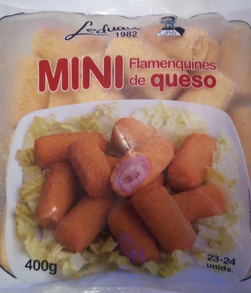 Mini flamenquines de queso