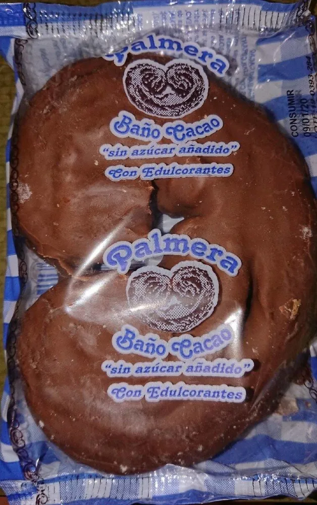 Palmera chocolate con edulcorante