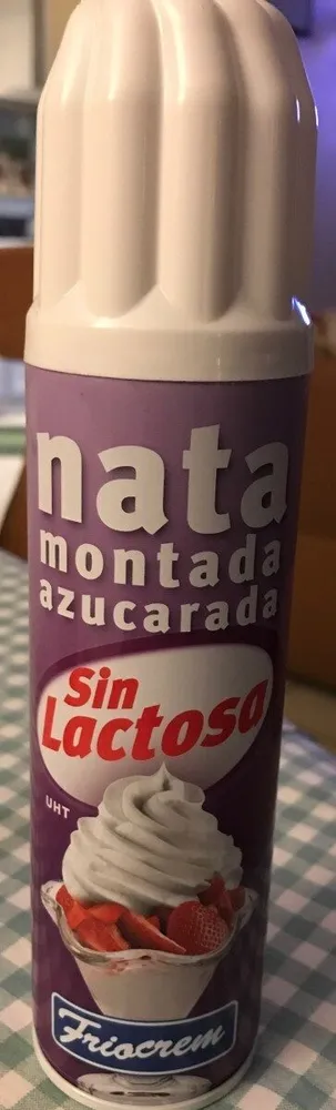 Nata Uht Montada Azucarada Sin Lactosa