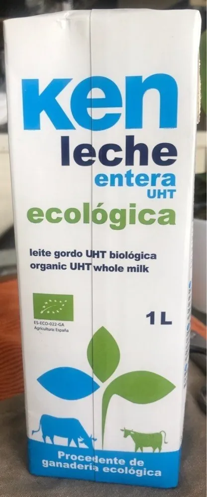 Leche entera UHT ecológica