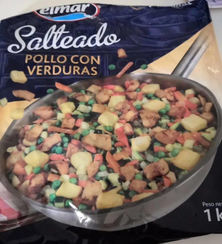 Salteado de pollo con verduras