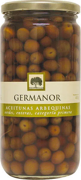 Aceitunas arbequina enteras