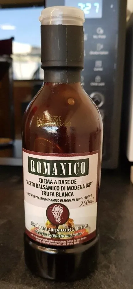 Crema a base de aceto balsamico de modena