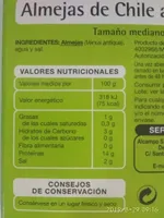 Almejas de chile al natural