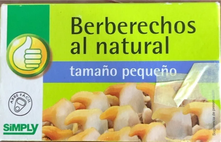 Berberechos al natural