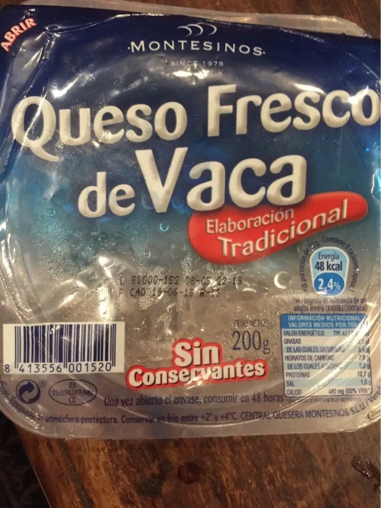 Queso fresco de vaca