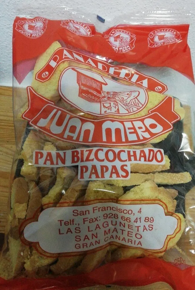 Pan bizcochado papas