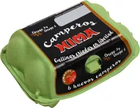 Huevos camperos de gallinas criadas libertad con omega y
