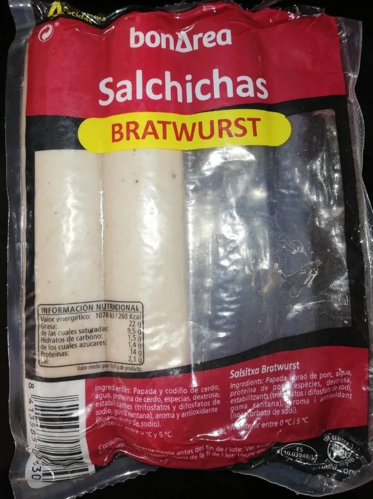 Salchichas bratwurst