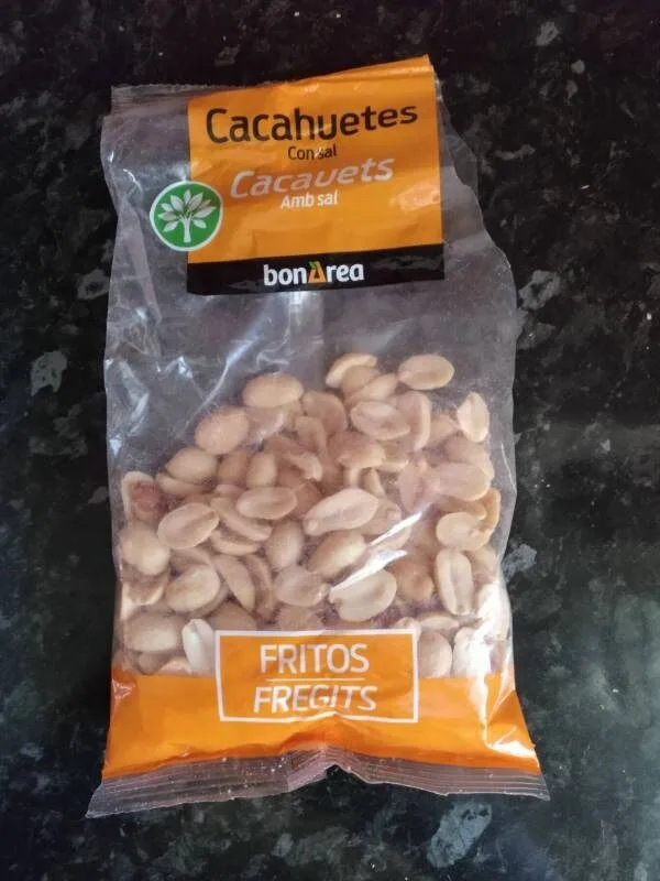 Cacahuetes con sal