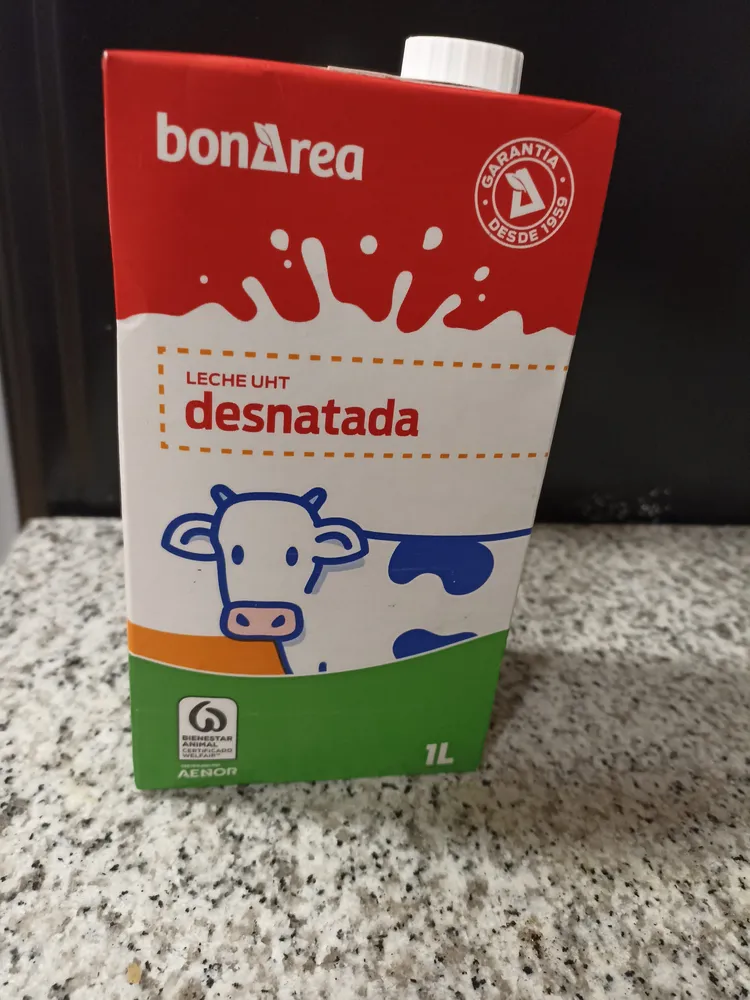 Leche desnatada