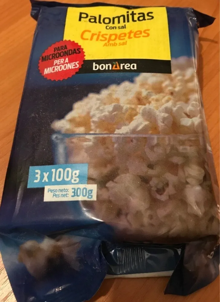 Palomitas con sal