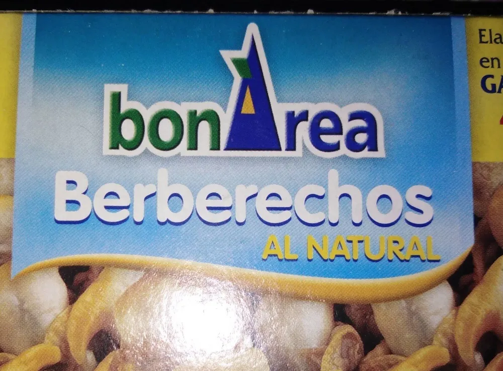 Berberechos al natural