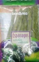 Esparragos verdes enteros