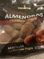 Almendras con chocolate negro