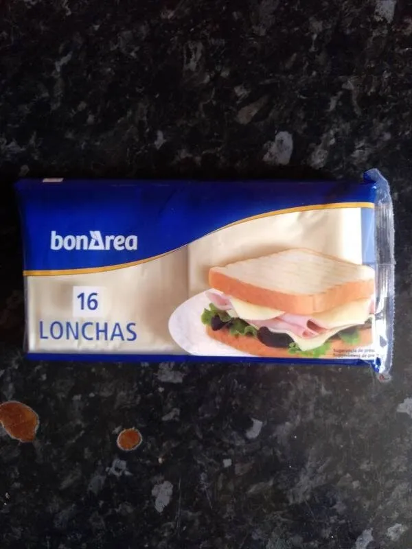 Queso fundido en lonchas