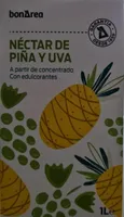 Néctar de piña y uva