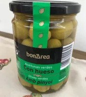 Aceitunas verdes con hueso