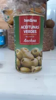 Aceitunas Verdes Rellenas de Anchoa