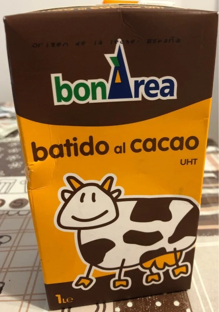 Batido al cacao uht