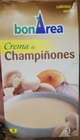 Crema de champiñones