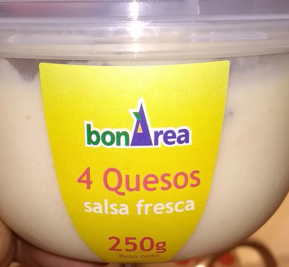 Salsa fresca cuatro quesos
