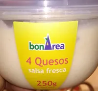 Salsa fresca cuatro quesos