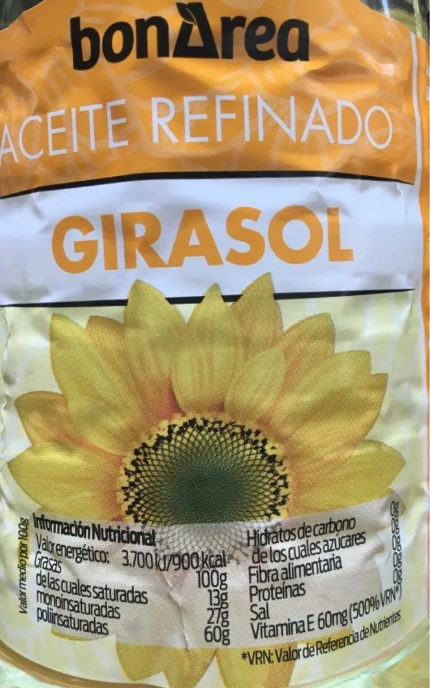 Aceite refinado girasol