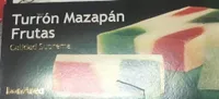 Turrón mazapán frutas