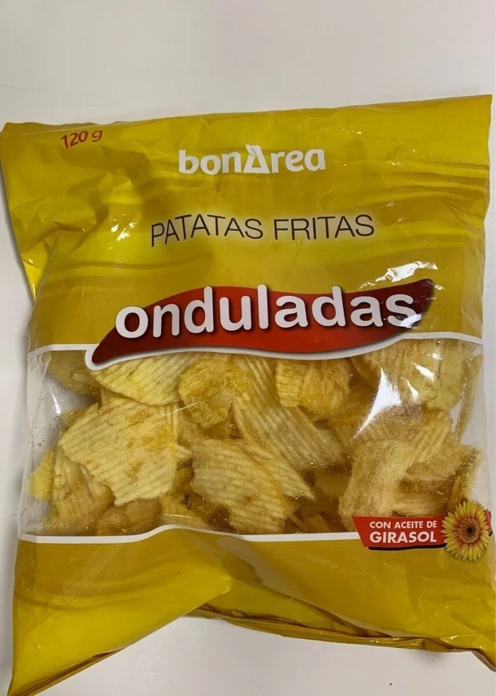 Patatas fritas onduladas