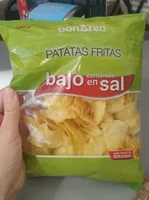 Patatas fritas bajo en sal