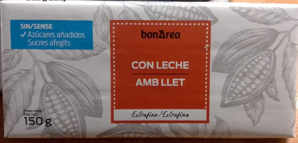 Xocolata amb llet amb edulcorants