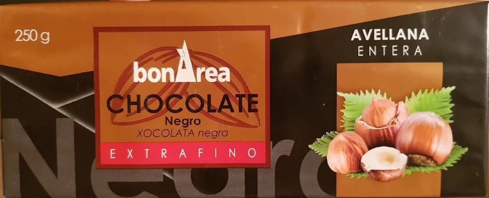 Chocolate Negro con Avellanas