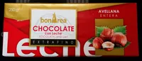 Chocolate con leche extrafino avellana entera