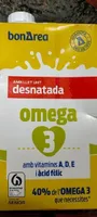 Leche desnatada omega 3