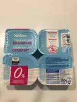 Yogur natural desnatado 0%