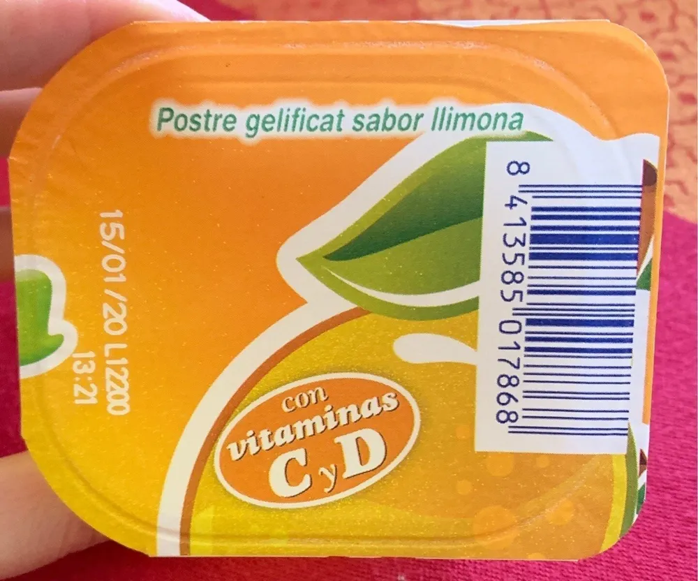 Gelatina Llimona