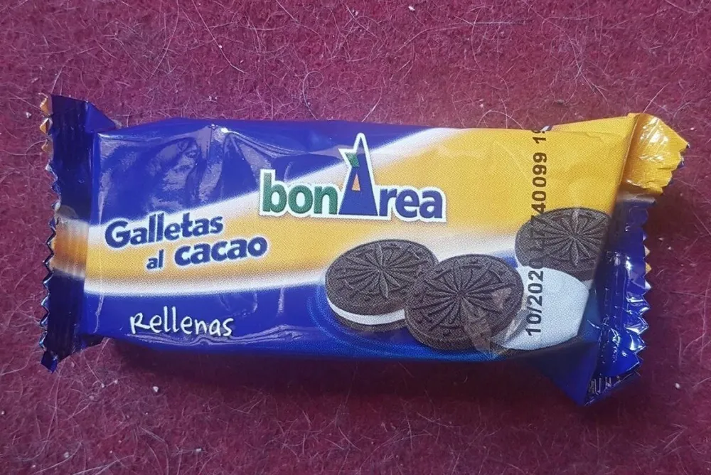 Galletas al cacao rellenas