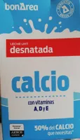 Leche desnatada calcio