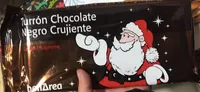 Turrón chocolate negro crujiente