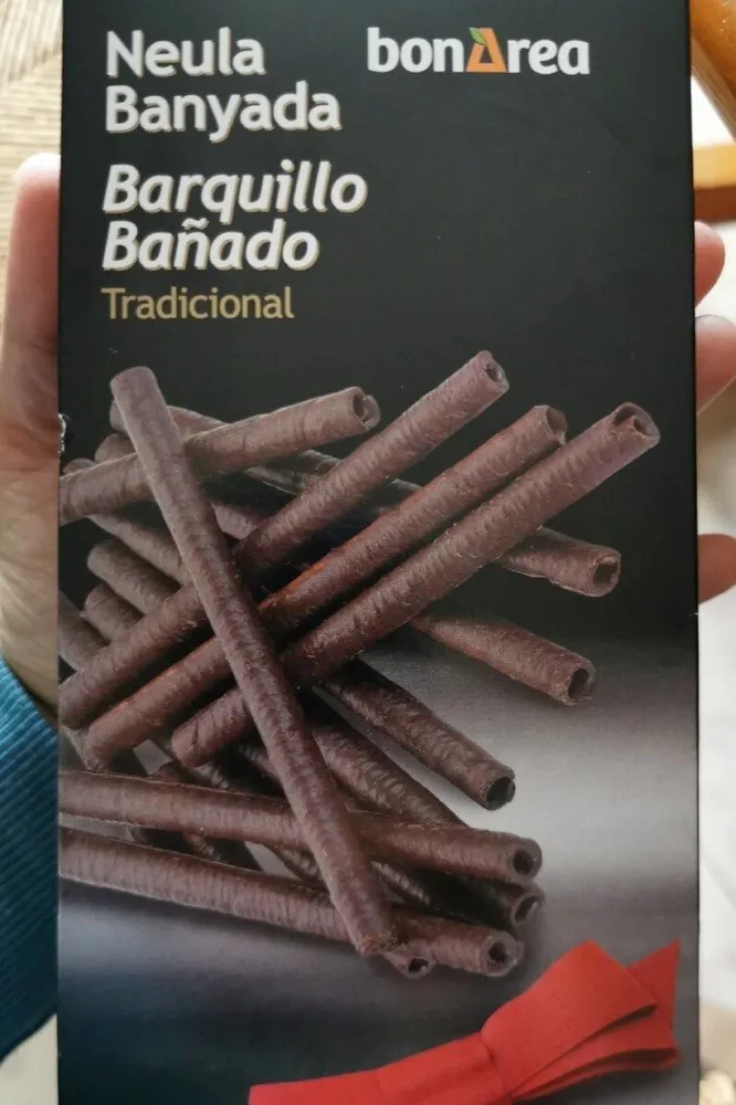 Barquillo bañado
