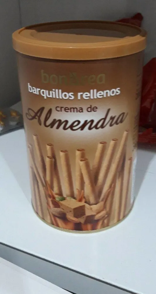 Barquillos rellenos