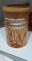 Barquillos rellenos