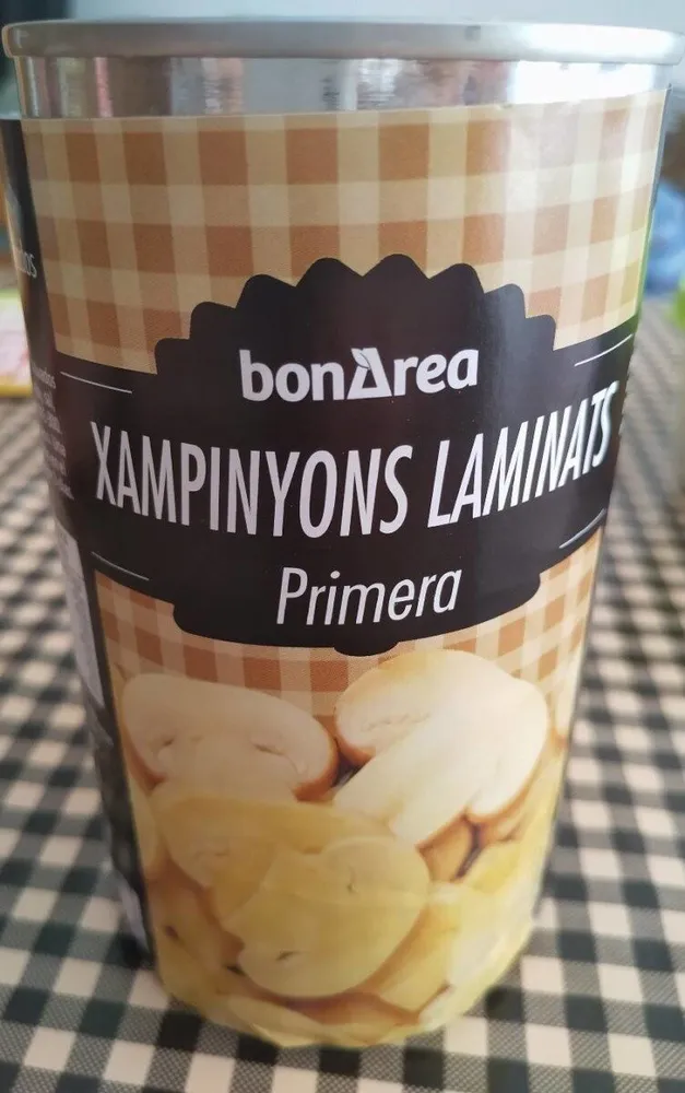 Champiñones laminados