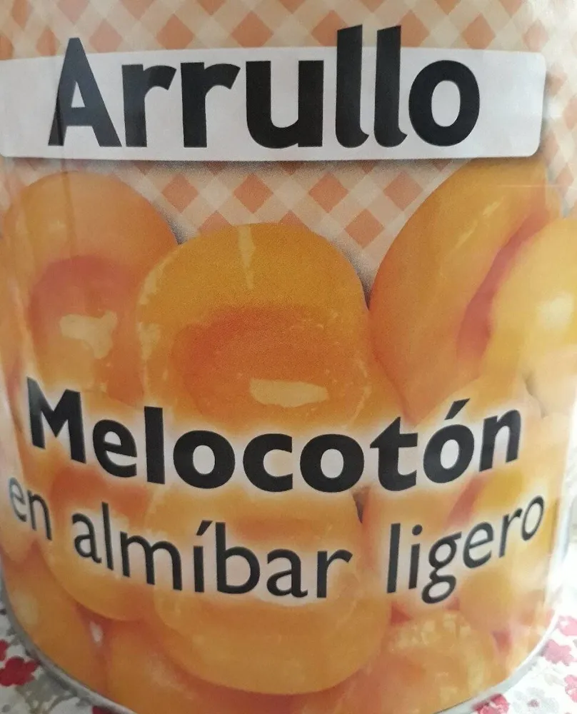 Melocotón en almíbar