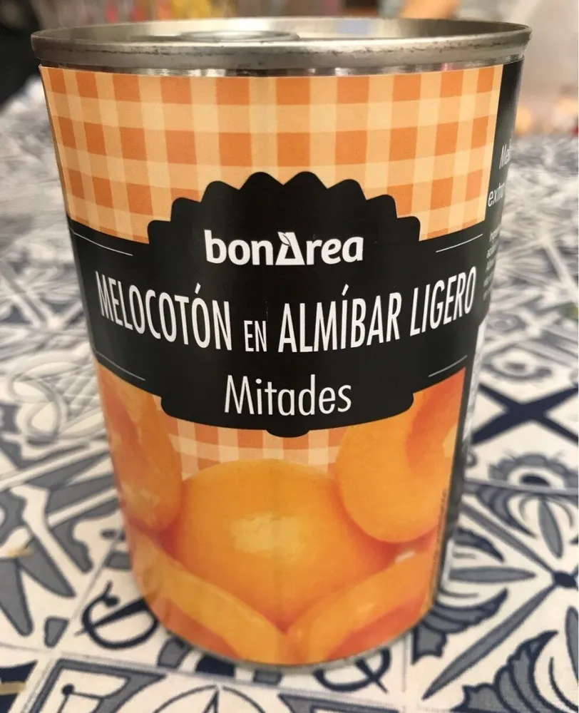 Melocotón en almíbar ligero